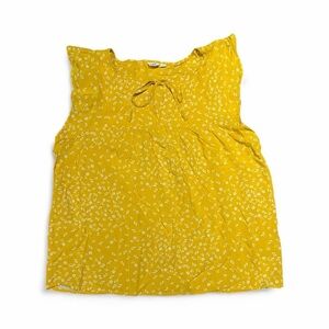 Gap yellow floral top
